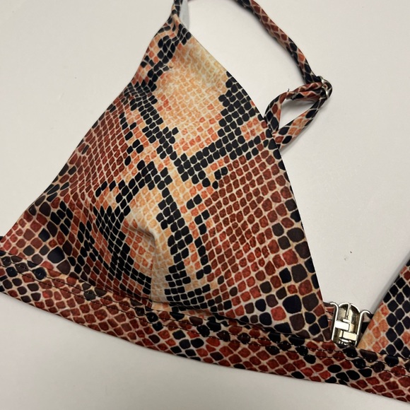 SEXY SNAKE 🐍 PRINT BIKINI SWIMWEAR TOP - Picture 5 of 12